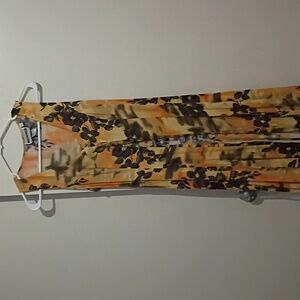 Floral Sleeveless Maxi Dress